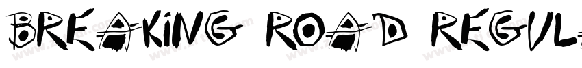 breaking road regula字体转换
